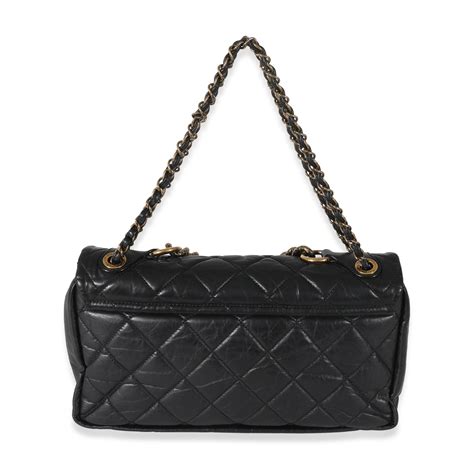 chanel pondicherry|CHANEL Quilted Medium Pondichery Flap Black .